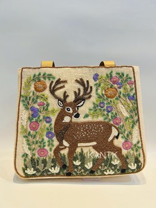 Bolso de Piel de Vacuno con Cuentas al Estilo Chino, con Asa y Diseño de Cuentas, Bolso Tipo Lonchera, Bolso Cruzado de Mano con Cuerda de Cuentas - Product Image 6