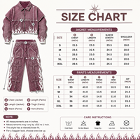 Ensemble décontracté d'hiver en coton 100% personnalisé, veste unie ornée de strass et pantalon large à imprimé numérique abstrait – Vente en gros