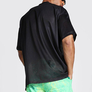 Ensembles de shorts décontractés de haute qualité avec impression numérique par sublimation intégrale, t-shirt en polyester et short d'été à bords contrastants - Product Image 6