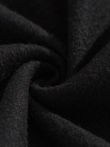 Veste universitaire personnalisée avec manches en cuir, veste de baseball noire brodée, style couple, vente en gros OEM - Product Image 5