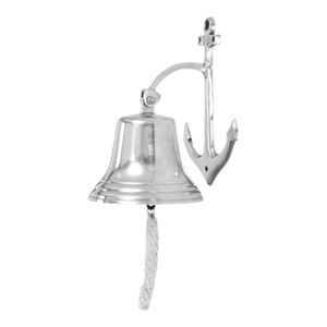 Campana decorativa de aluminio con diseño de hoja, acabado dorado pulido, para decoración de interiores, para regalo, para uso tradicional, para decoración de oficina. - Product Image 4