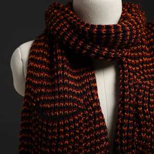 Industrial Grade Unisex Knitted Scarf - Durable Workwear Winter Wrap - Custom Logo Soft Rib-Knit <b>Accessory</b> - Product Image 3