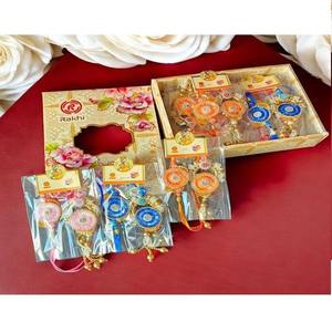 รากีธีมพระพิฆเนศสำหรับเด็กสุดฮิตสำหรับโอกาสทางศาสนา สั่งซื้อจำนวนมากสำหรับวัดอินเดียในต่างประเทศ ราคาดีที่สุด - Product Image 3