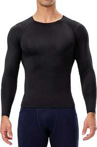 Camiseta de Compresión de Manga Corta para Hombre, Ropa Interior Deportiva para Fútbol, Baloncesto, Camiseta de Compresión para Entrenamiento Atlético - Product Image 2