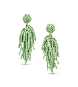 Pendientes de Cuentas de Estilo Vintage de Excelente Calidad, Joyería Étnica de Moda para Eventos Culturales, Venta Shan India - Product Image 4