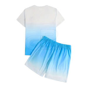 Conjunto de pantalones cortos deportivos para hombre, ajuste cómodo y flexible, adecuado para gimnasio, correr, hacer ejercicio, actividades de verano o uso diario informal - Product Image 3