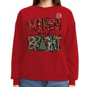 Sudadera Personalizada para Mujer, con Estampado de Rayas y Puntos, de Felpa, Transpirable, Ecológica, con Cuello Redondo, para Invierno, Navidad - Product Image 6