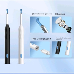 Nettoyeur d'oreilles intelligent visuel avec caméra, outil de nettoyage auriculaire en métal, dispositif d'extraction de cérumen par gravité - Product Image 3
