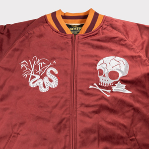 Veste en toile surdimensionnée Sukajan haut de gamme personnalisable, style urbain, logo avant, respirante, options personnalisables - Product Image 4