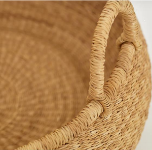 <b>Round</b> Fruit Bolga <b>Basket</b>, Natural Seagrass <b>Basket</b> - Product Image 4