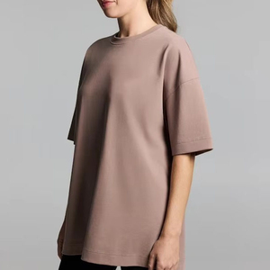 Womens Oversized <b>Tshirt</b> Graphic Tees Crew Neck <b>Summer</b> Short Sleeve Loose Fit Tops 100%Cotton 160gsm For Sale New Quality - Product Image 4