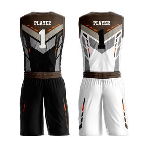 Uniformes de Baloncesto Personalizados de Alta Calidad, Reversibles, Transpirables, Tallas Grandes, 100% Poliéster Transpirable de Secado Rápido - Product Image 6