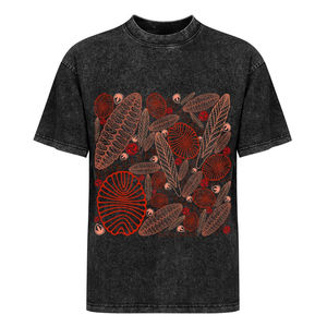 Camiseta Premium de Algodón 100% para Hombre, Talla Grande, Casual, Manga Corta, Tejido Sólido, Antiarrugas, 300 Gramos, para Moda de Invierno - Product Image 1