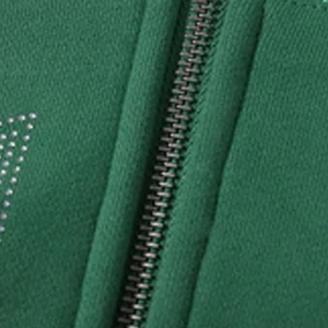 Sudadera con Pedrería, Unisex, Cálida, de Forro Polar, Estilo Informal, para Uso Diario, Mezcla de Algodón, Básica para Invierno - Product Image 6