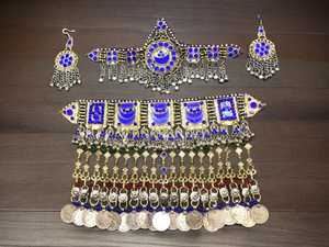 Afghan Fashion Jewelry <b>Sets</b> for Girls and Women Custom Size Color Options Available for Wedding - Product Image 3