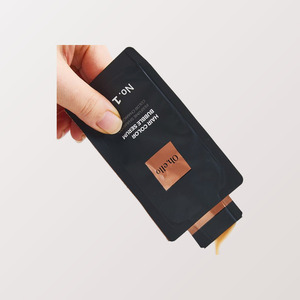 Sérum anti-cheveux gris Oelro, shampoing colorant en 3 minutes, 1 usage, 1 sachet 90g, brun foncé - Product Image 2