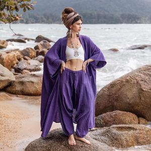Nouvelle Robe Kimono Longue Sexy 2025 – Unisexe, Grande Taille, Écologique Viscose/Coton, 1 Pièce Tie-Dye pour Vacances et Fêtes - Product Image 4