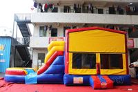 Parcours de Jeux Aquatiques Modulaire Gonflable avec Piste de Course, Décoration de Château Gonflable Extérieur, Petite Machine Distributrice pour Fête Foraine