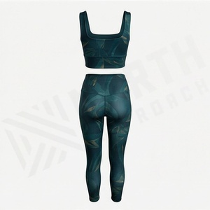 Conjuntos de Yoga de Alta Calidad para Mujer, Ropa Deportiva con Estampado por Sublimación, Ropa Deportiva para Gimnasio, Ropa Deportiva para Mujer - Product Image 2