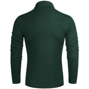 <b>Men</b> <b>Turtle</b> <b>Neck</b> T-Shirt Premium Cotton Custom Fit Design OEM Manufacturing Low MOQ Worldwide Shipping Factory Direct Price - Product Image 5