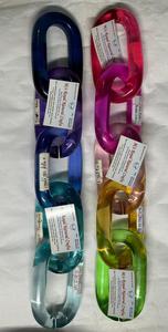 โซ่เรซิ่นตกแต่งหลากสี ดีไซน์ใหม่ โซ่เรซิ่นขนาดใหญ่และขนาดเล็ก มีจำหน่ายแล้ว พร้อมบริการปรับแต่งโดย RNC - Product Image 5