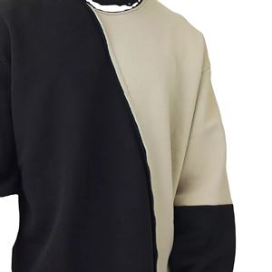 Sweat-shirt personnalisé pour homme, coupe classique, en polyester/coton, couleur unie, logo personnalisé, écologique, pull-over printemps, fabrication OEM - Product Image 2