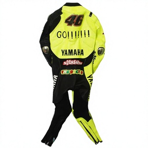 Traje de Carreras Ramaha 1 Pieza de Cuero Vacuno/Canguro para Moto de Pista/Conducción/Monos de Moto para Motociclistas Profesionales - Product Image 2