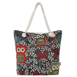 <b>Canvas</b> Tote <b>Bag</b> <b>Large</b> Heavy Duty Cotton Boat Tote with Zipper Reusable Shopping <b>Bag</b> | Durable Carry <b>Bag</b> for Travel Grocery Use. - Product Image 1