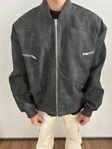 Veste de baseball décontractée pour hommes et femmes, fermeture éclair, manches régulières, à capuche, respirante, écologique, matelassée - Product Image 5