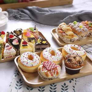 Elegante Bandeja de Servir de Madera Hecha a Mano, Bandeja Grande de Madera Maciza para Desayuno, Té y Café - Product Image 2