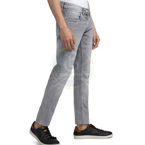 Jeans pour hommes de qualité supérieure, coupe droite, denim extensible, décontracté, mode quotidienne, durable, confortable, coupe régulière - Product Image 5