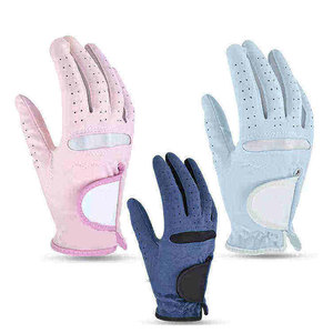 Guantes de Golf Deportivos de Cuero para Mujer, Diseño Moderno, Logotipo Personalizado, Alta Calidad, para Mano Izquierda y Derecha, Calidad Premium - Product Image 4