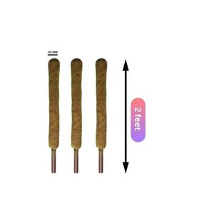 Poteau en coco naturel de 2 pieds (24 pouces) en fibre de coco pour plantes grimpantes - Product Image 1
