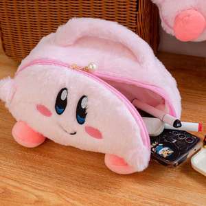 Increíble bolso de felpa portátil lindo estuche de maquillaje de gran capacidad bolsa de almacenamiento y almohada para regalos de novia - Product Image 3