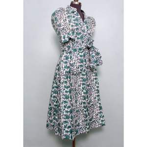 Vestido Casual de Verano para Mujer, de Algodón Premium, Suave, Dulce, Ecológico, de Longitud Midi, Diseño Occidental, Corte en A - Product Image 5