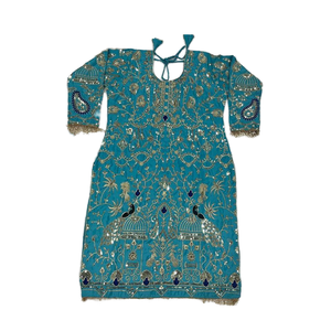 Ensemble de vêtements pour femmes, haut élégant, dhoti salwar, dupatta, pour les occasions spéciales - Product Image 1