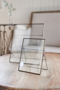 Metal And Glass Photo <b>Frame</b> with Classic Design for Family Pictures and Home Decor Enhancement - Product Image 6