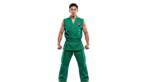 Uniforme de Taekwondo Dumela Color Verde, Ropa Duradera para Artes Marciales y Entrenamiento - Product Image 3