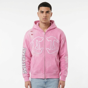 Sudaderas con capucha para hombre, 100% algodón, tejido de punto, nuevo diseño, mejor precio, color sólido, ropa informal, impresión digital, venta al por mayor. - Product Image 4