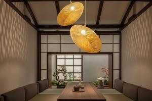 Handmade Bamboo Lamps Ovule Natural Woven Pendant <b>Light</b> Eco Friendly Bamboo Lighting Fixture OEM Supplier Vietnam - Product Image 4