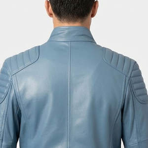 Chaqueta de Motocicleta de Cuero de Alta Calidad con Ajuste Regulable, Costuras Resistentes y Acabado Impermeable para Turismo y Conducción en Carretera - Product Image 5