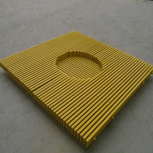 Grille de raccordement en PRV / Grille de salle de lavage de voitures / Grille ronde en plastique de 8 pouces - Product Image 2
