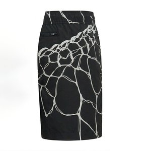 Men's <b>Black</b> Geometric Print <b>Board</b> Shorts Quick Dry Drawstring Casual Swimwear Short Length Mid Waist Polyester - Product Image 2