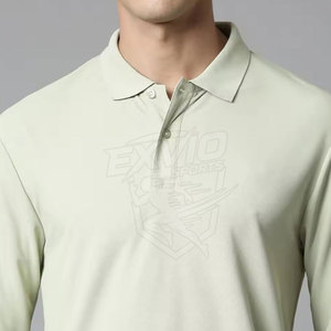 Polos de hombre de primera calidad, color personalizado, con manga larga, a precio de mayoreo. - Product Image 6