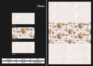 กระเบื้องเซรามิกผนังแบบมันเงา ขนาด 12x24 นิ้ว (30x60 ซม.) คุณภาพพรีเมียม สำหรับตกแต่งภายในห้องครัวและห้องน้ำสไตล์ร่วมสมัย - Product Image 3