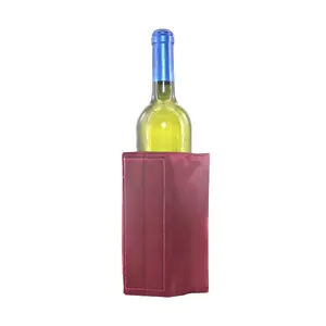 Manchon de refroidissement de bouteille de vin de bière de Gel de glace Portable imperméable