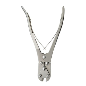 Cortador de Clavos Ortopédicos de 9.5 Pulgadas, Acero Inoxidable Alemán, Doble Resorte, Cortador de Placas de Alambre TC, Alicates Quirúrgicos de Corte - Product Image 4