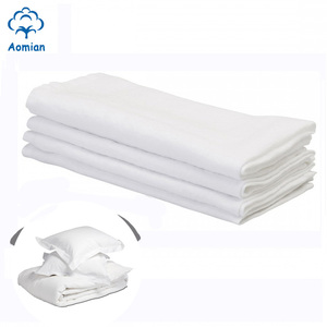 100% hữu cơ màu xám percale đồng bằng vải 100% cotton giường dệt kỹ thuật chưa tẩy trắng mô hình OEKO-TEX chứng nhận thoáng khí - Product Image 4