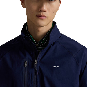 Men's Lightweight <b>Packable</b> Nylon Hooded <b>Jacket</b> Water Repellent Full Zip Windbreaker Outdoor Running <b>Jacket</b> Custom OEM Top - Product Image 5