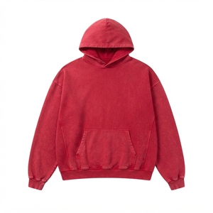 Sudadera con Capucha Personalizada Estilo Vintage, Lavado Ácido, Felpa Gruesa, Efecto Desgastado, Estilo Urbano - Product Image 2